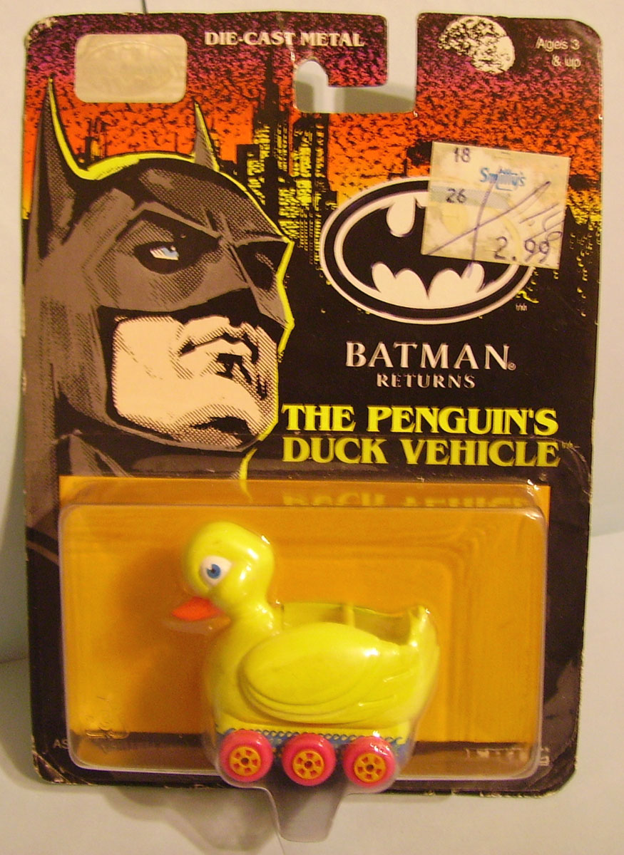 hot wheels batman returns penguin duck