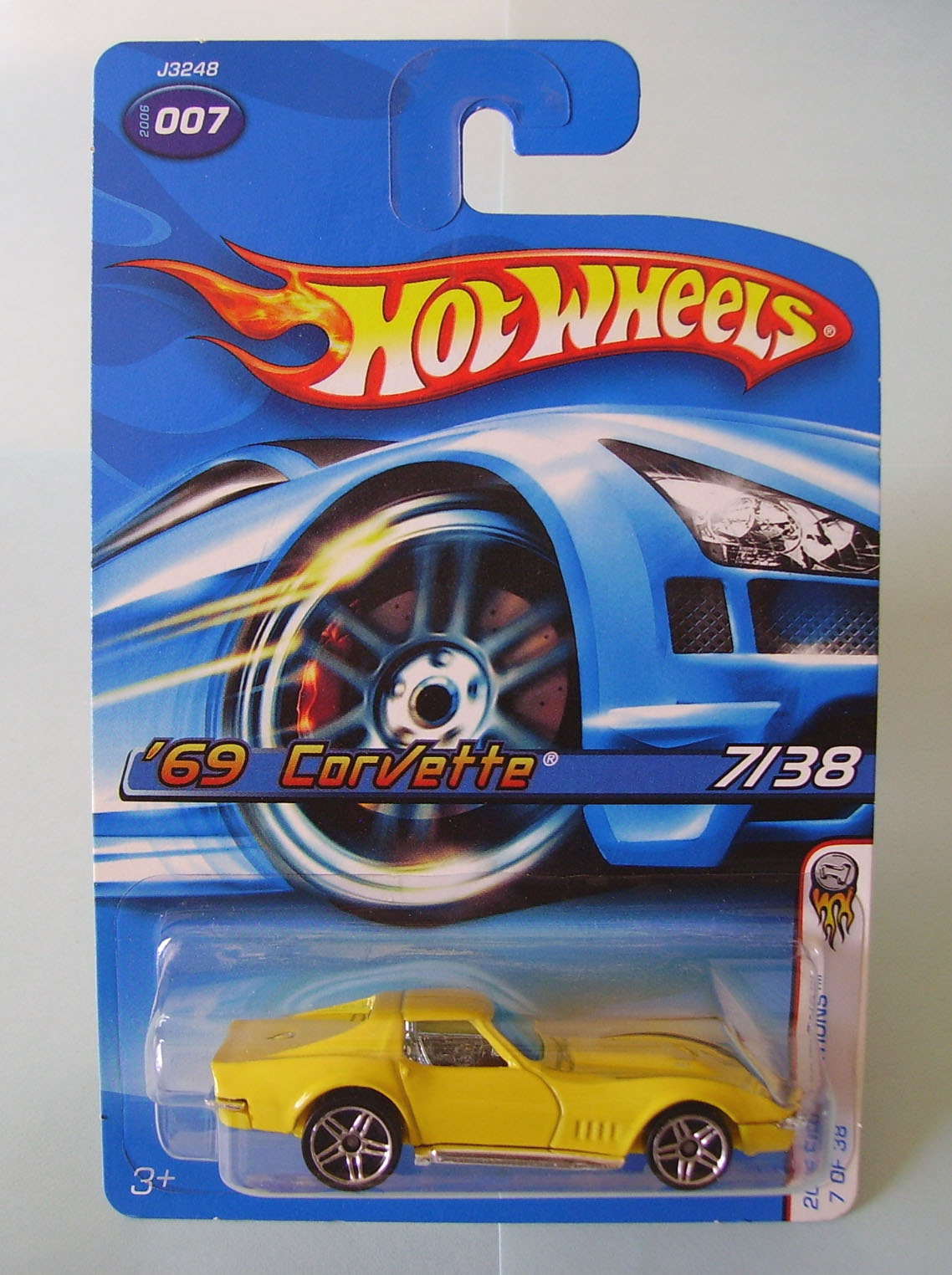 Hot Wheels '69 Corvette 2006 First Editions #007 White