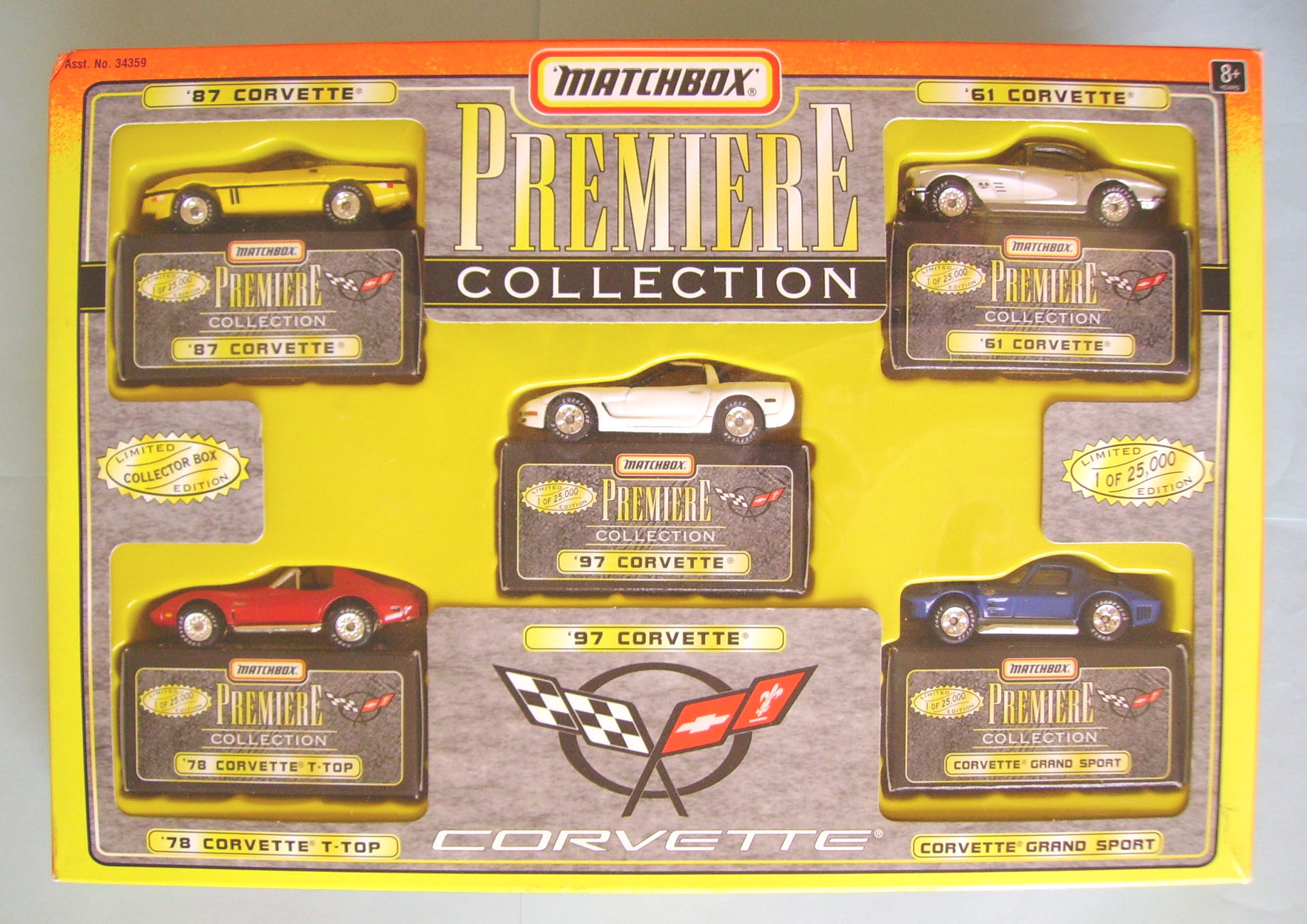Matchbox 40th anniversary sales corvette collector set